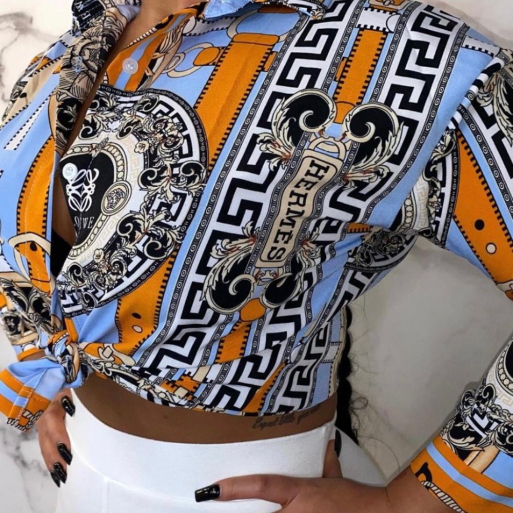 Vintage Hermès Inspired Blouse